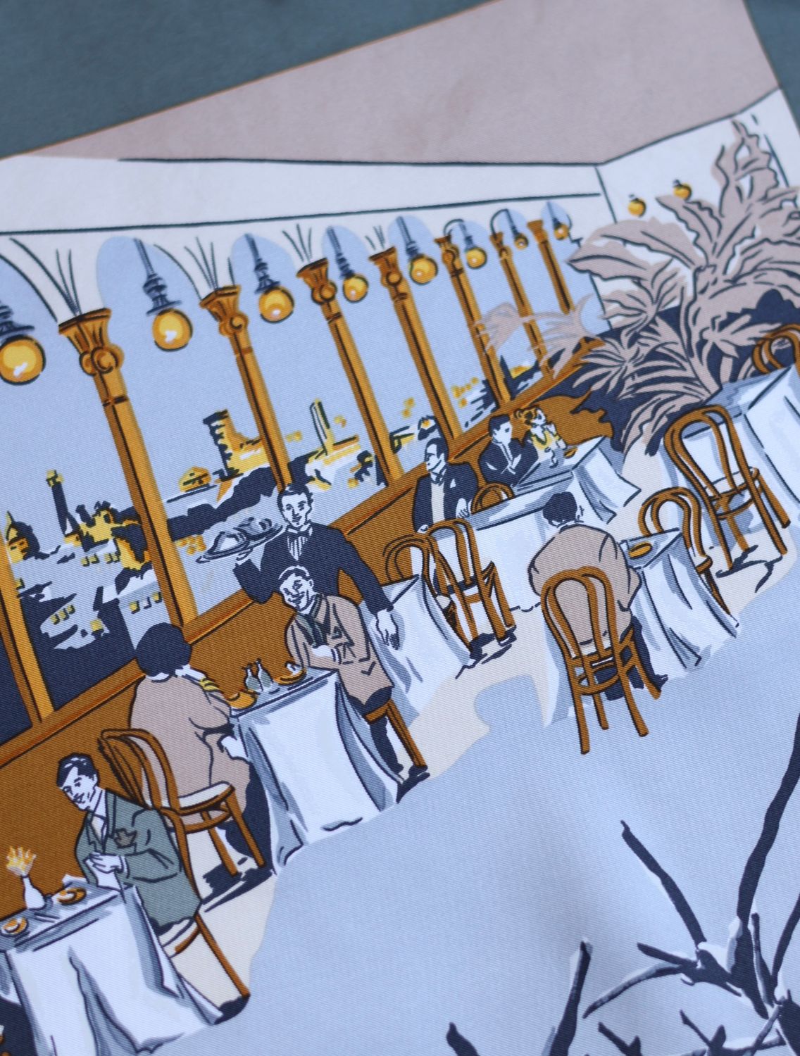 Celine Paris en Hiver Silk Scarf