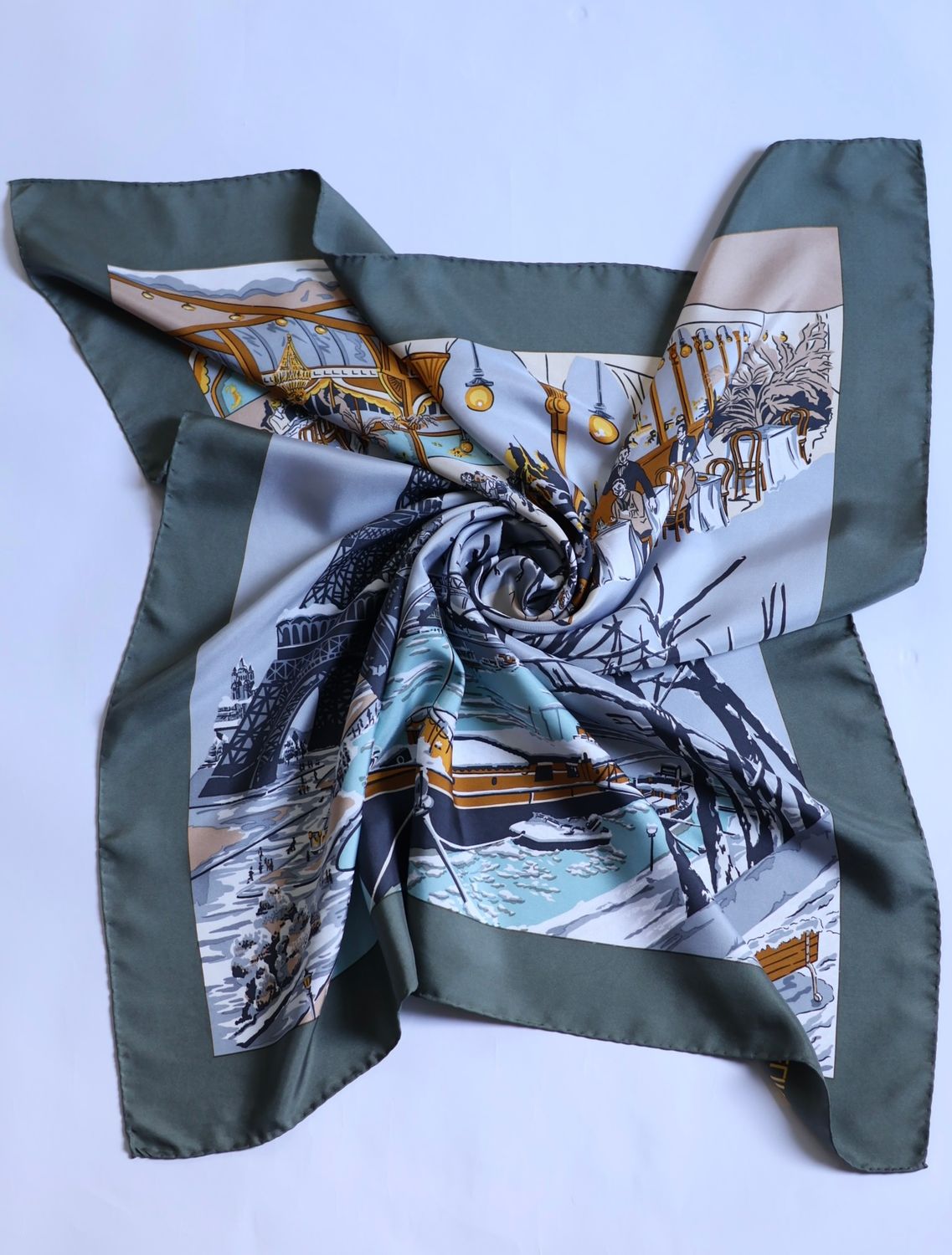 Celine Paris en Hiver Silk Scarf