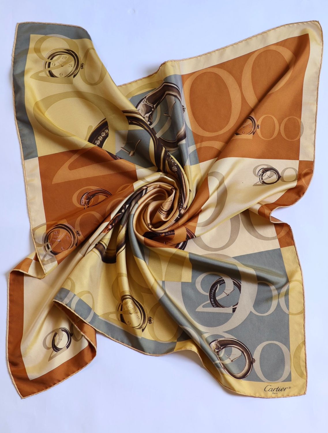 Cartier Temps de Légende Silk Scarf