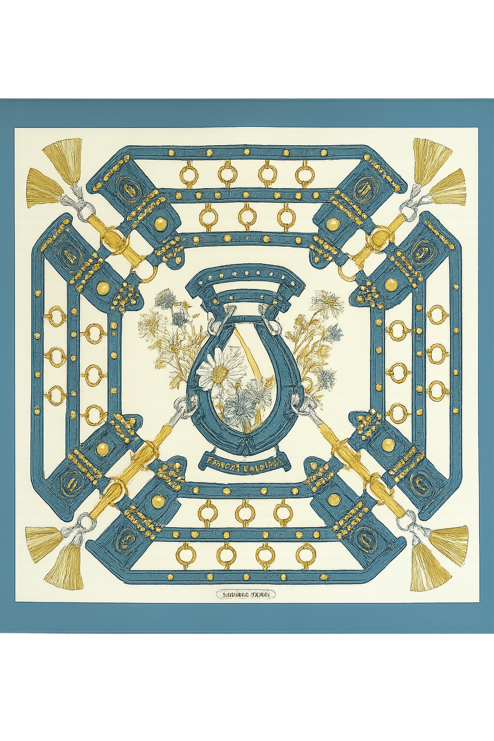 Hermès Aux Champs Silk Scarf