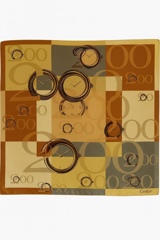 Cartier Temps de Légende Silk Scarf
