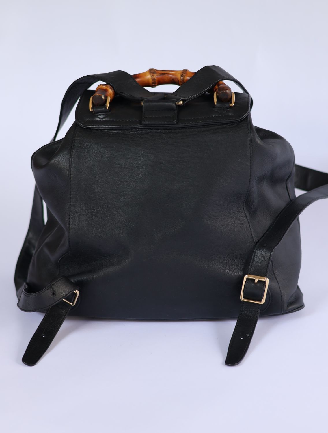 Gucci Bamboo Black Backpack