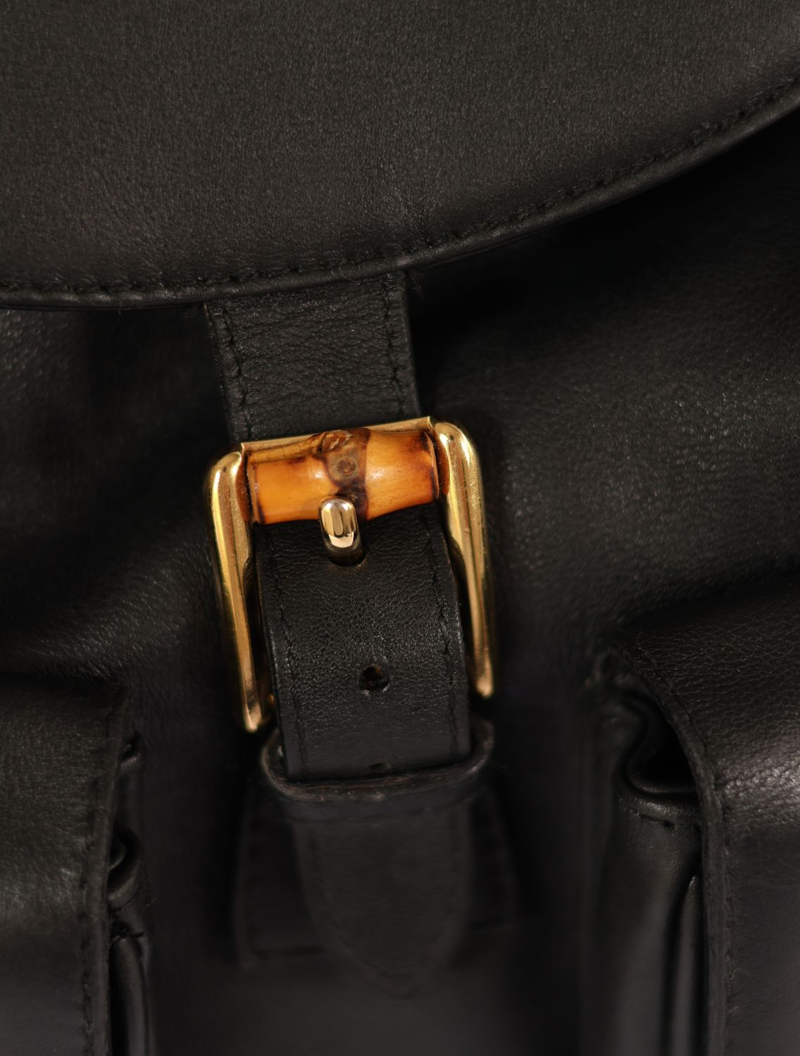 Gucci Bamboo Black Backpack