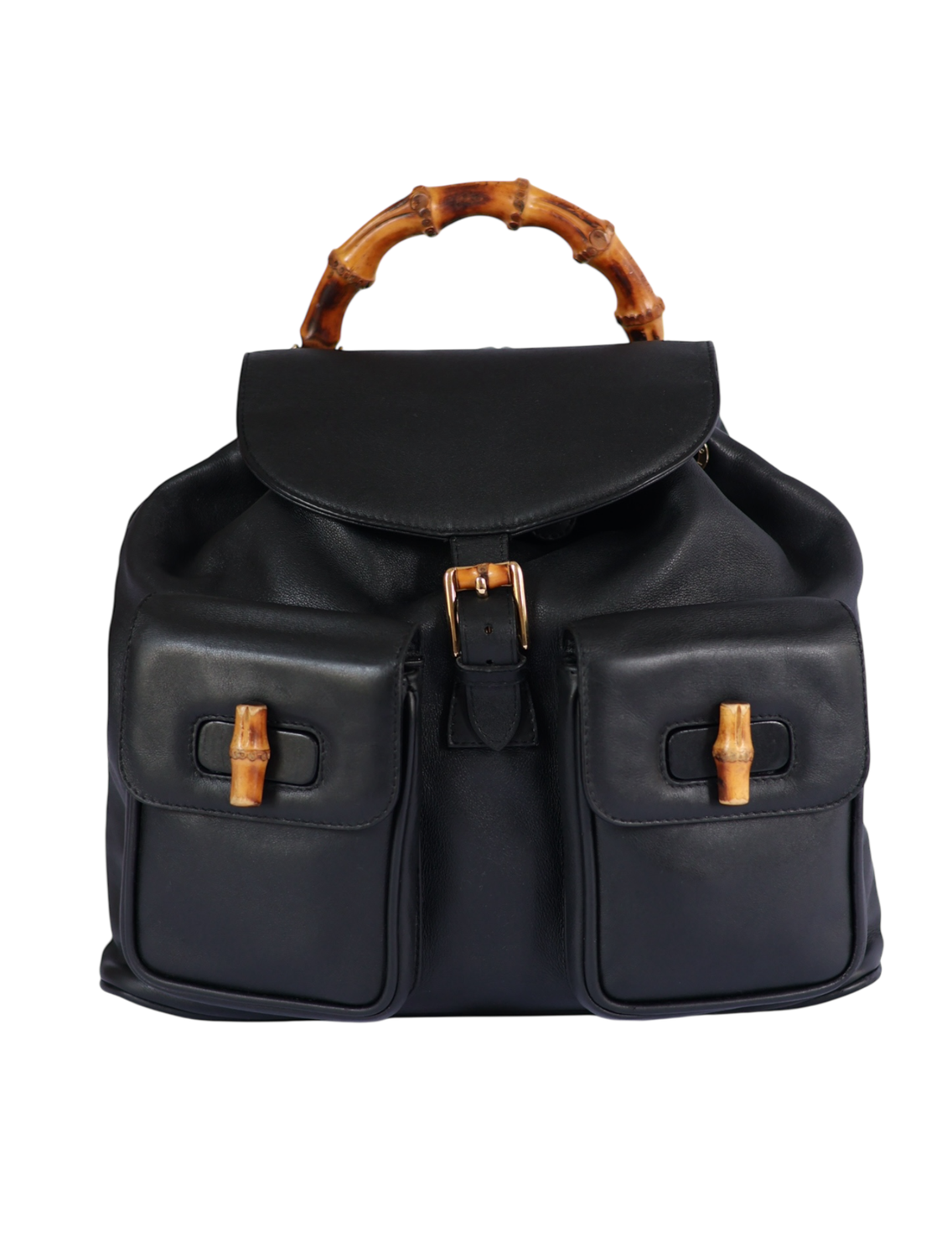 Gucci Bamboo Black Backpack