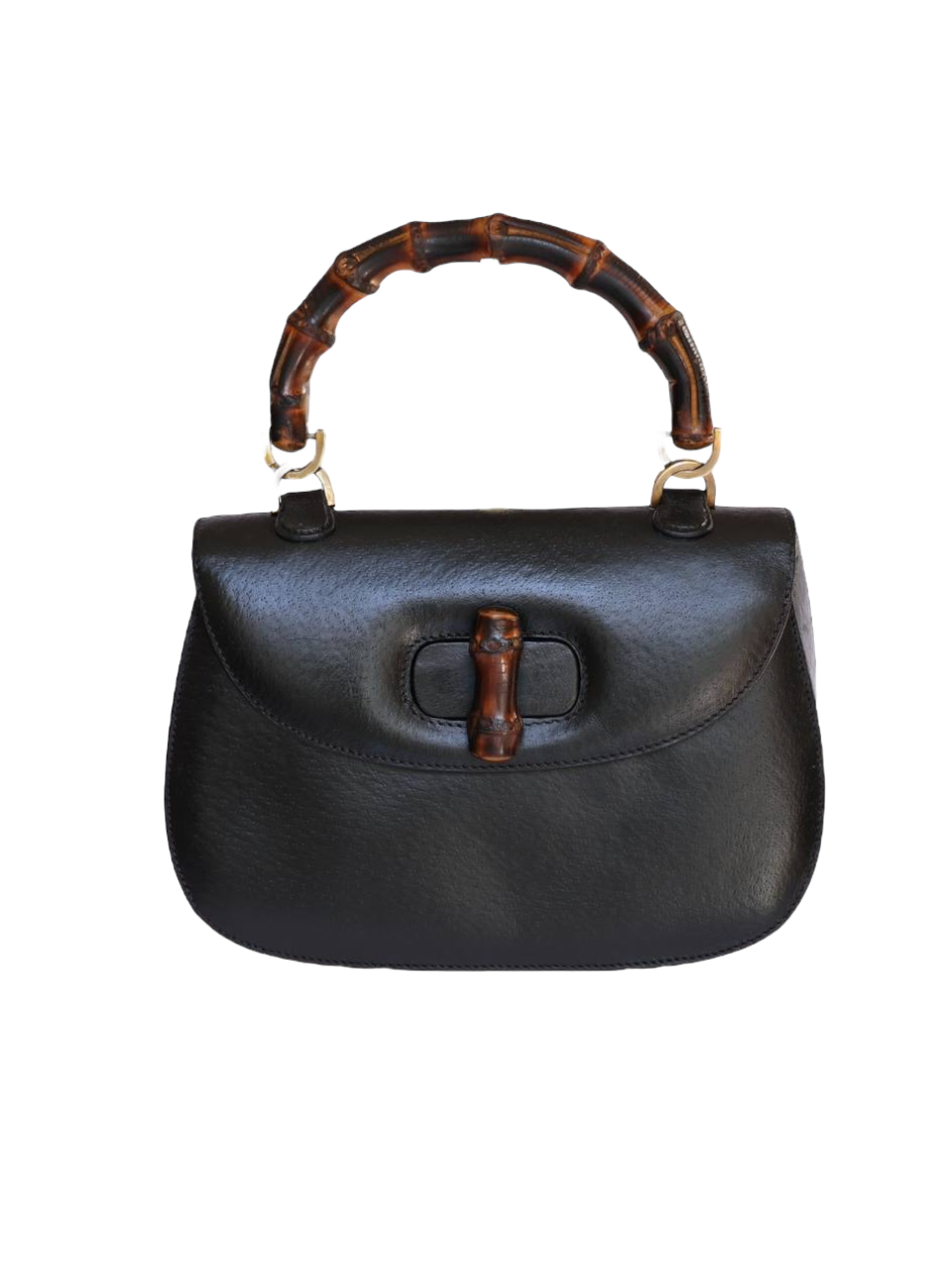 Gucci Bamboo Navy Bag