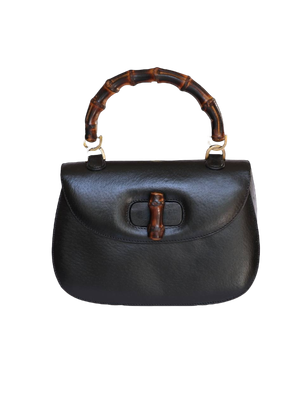 Gucci Bamboo Navy Bag