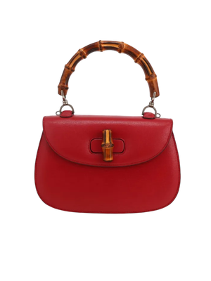 Gucci Bamboo Red Bag