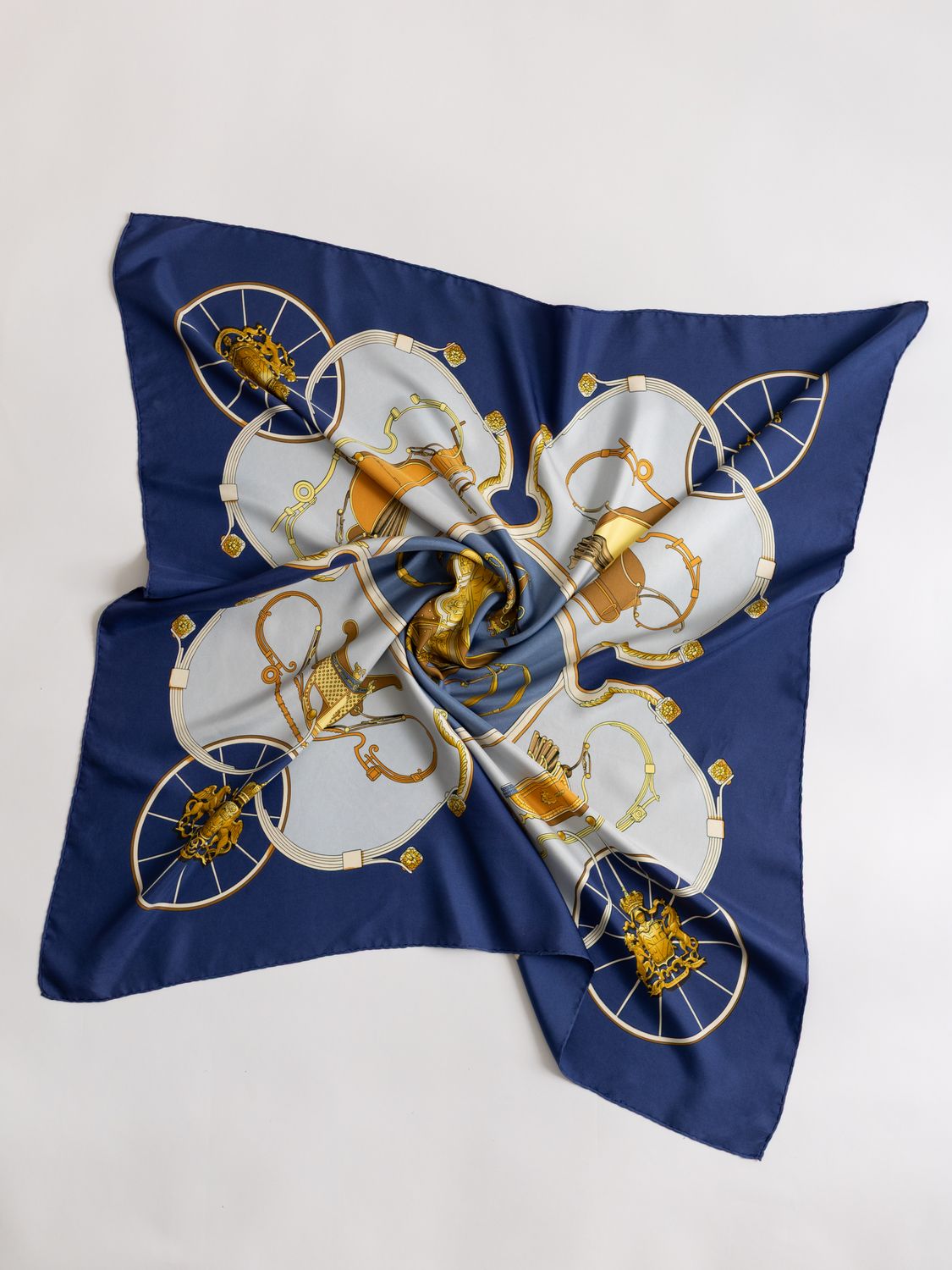 Hermès Springs Silk Scarf