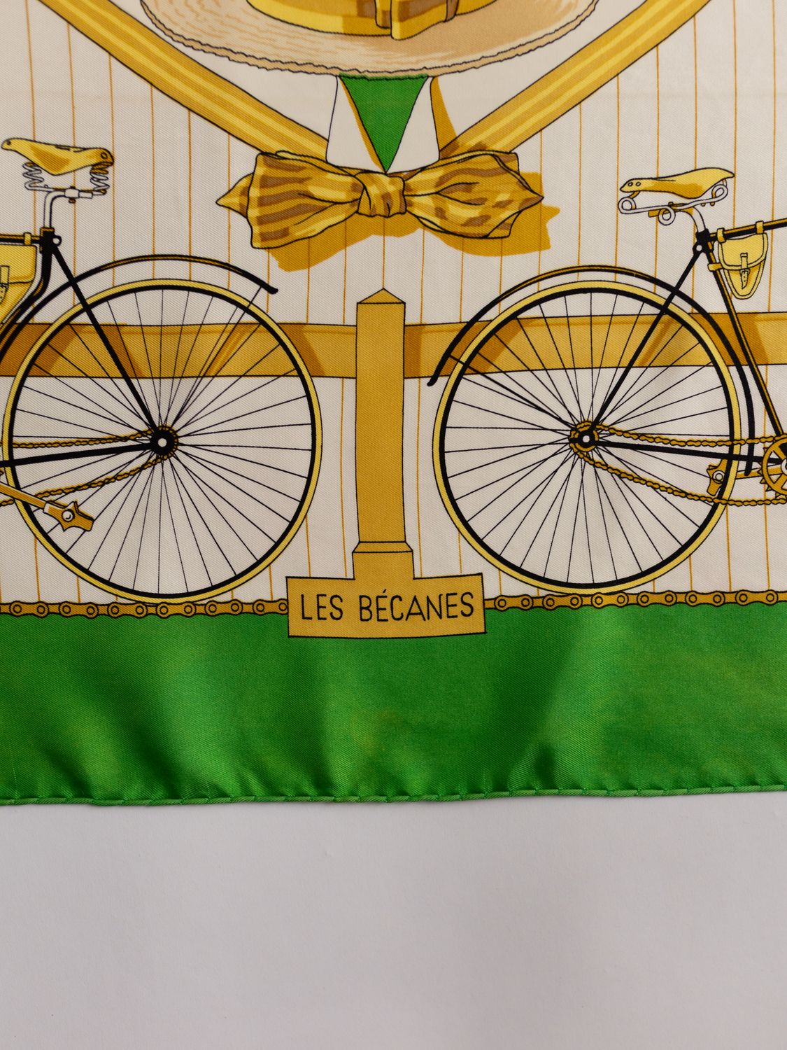 Hermès Les Bécanes Silk Scarf