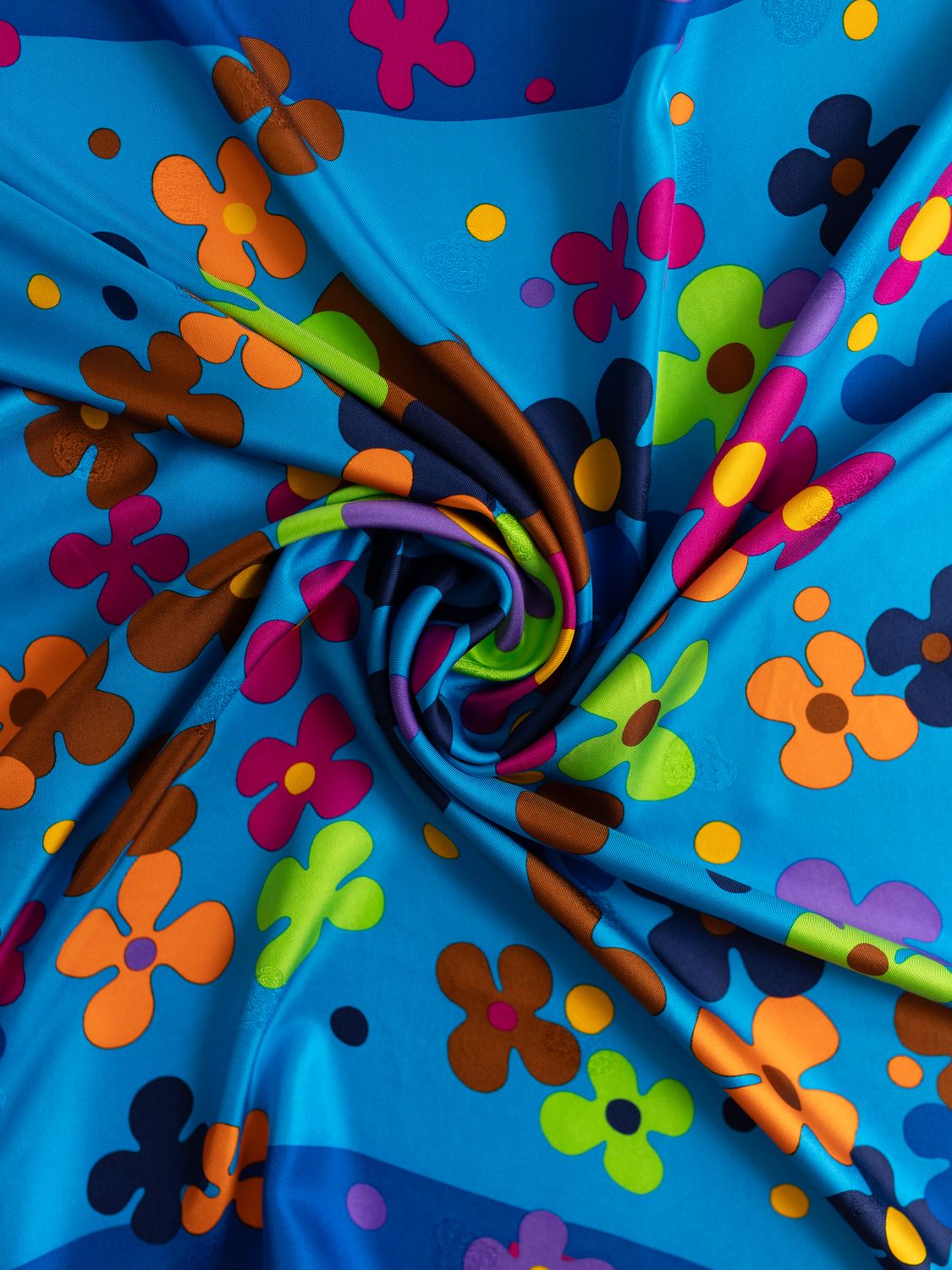 YSL Love in Bloom Silk Scarf