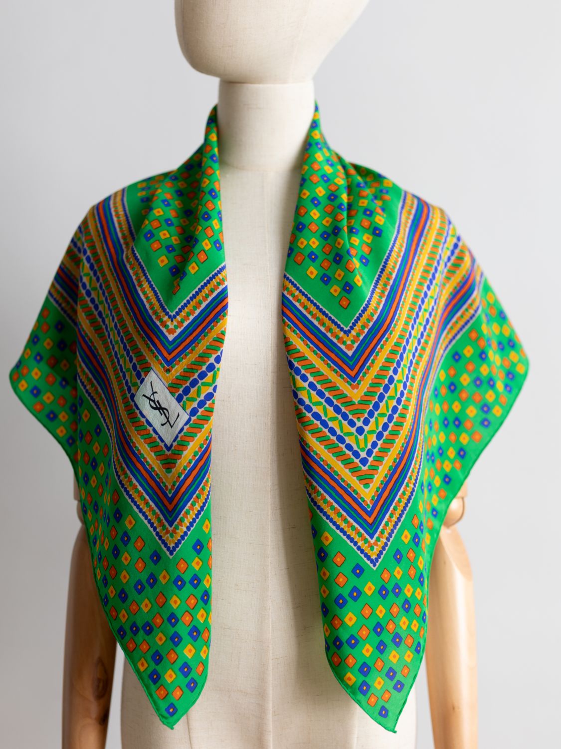 YSL Kaléidoscope Silk Scarf