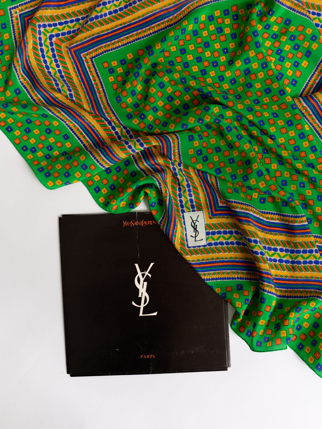 YSL Kaléidoscope Silk Scarf