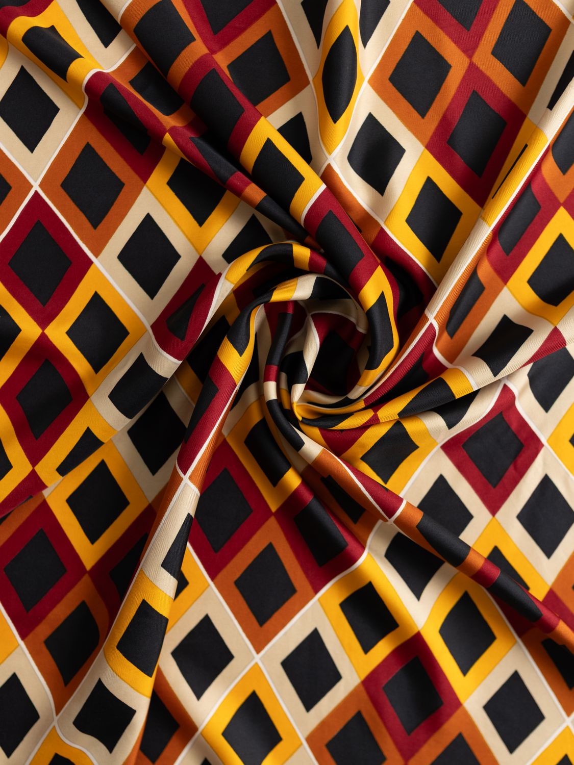 YSL Majorelle Grid Silk Scarf