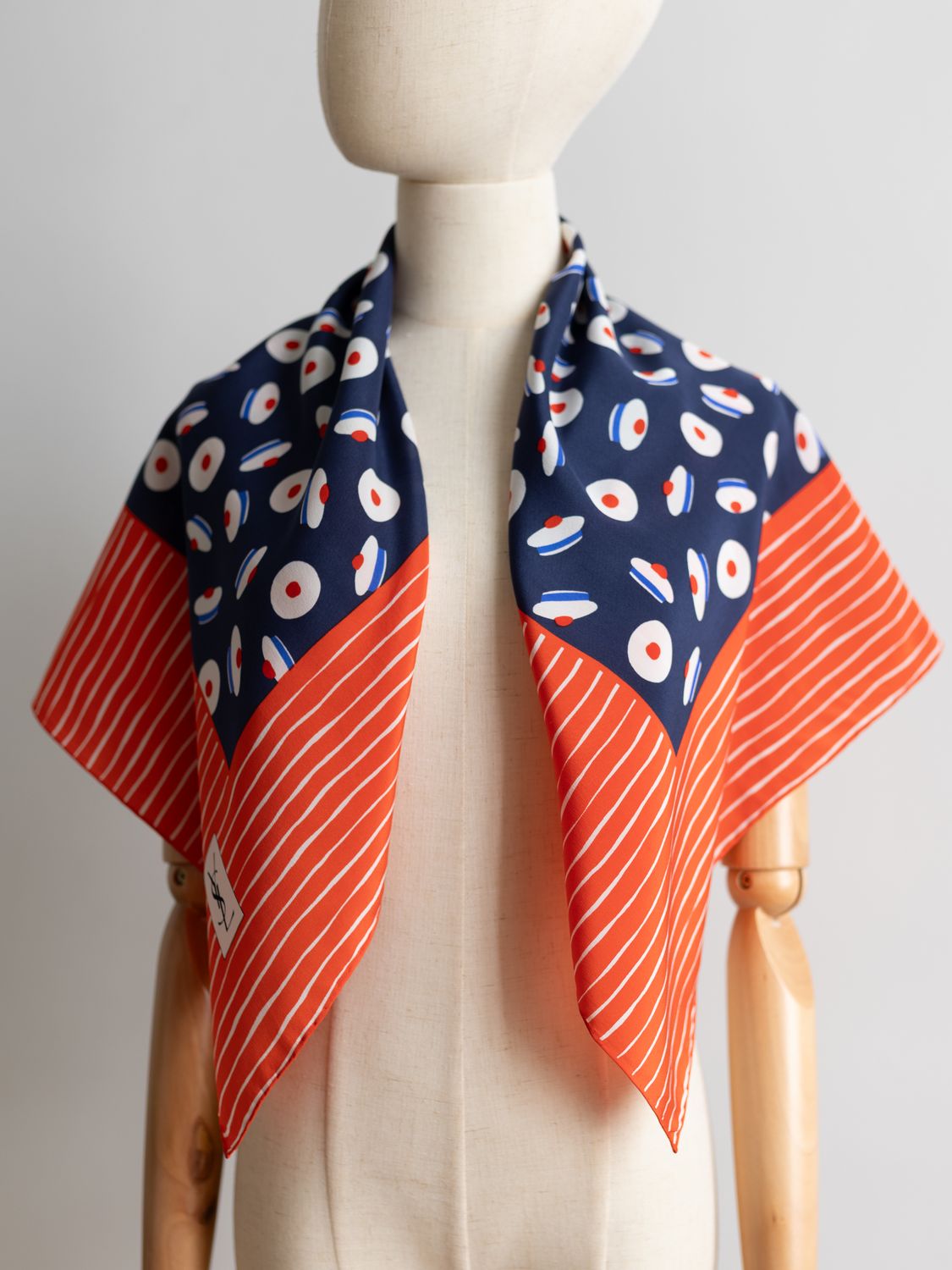 YSL Hats Silk Scarf