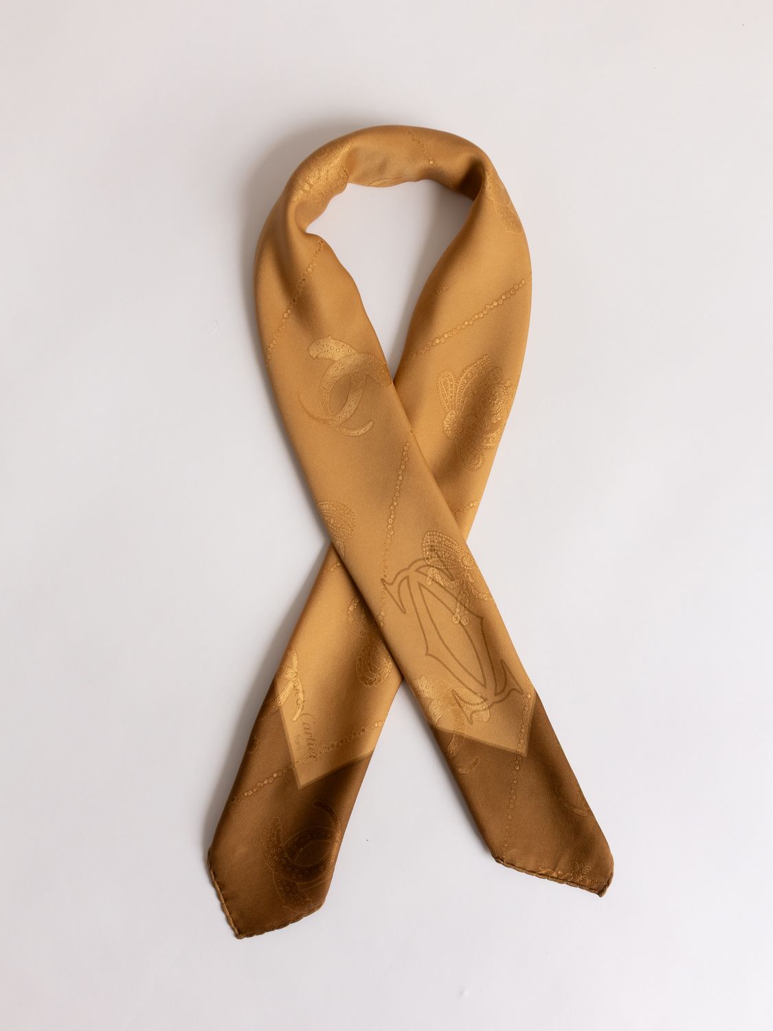 Cartier Classic Monogram Silk Scarf
