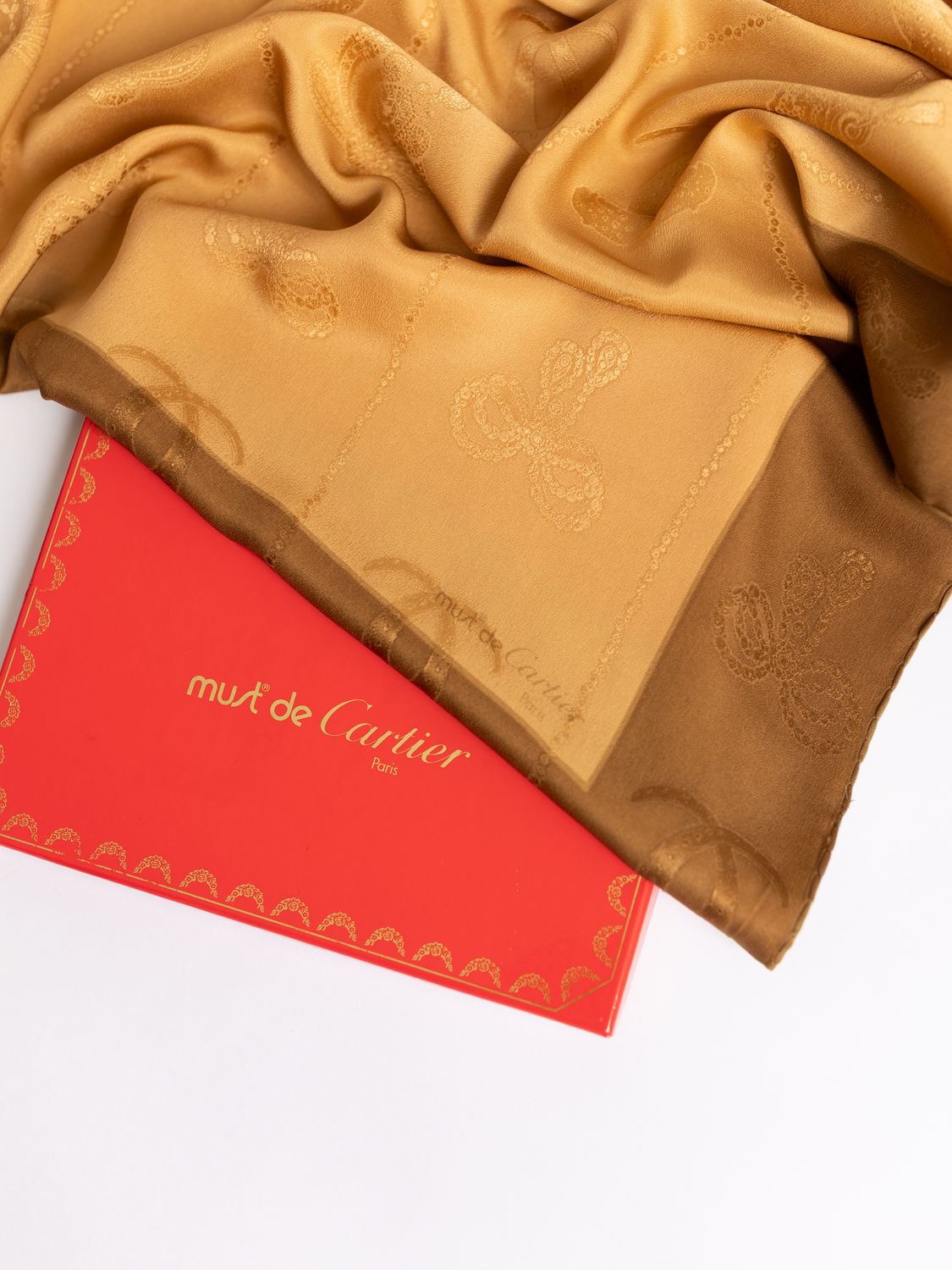 Cartier Classic Monogram Silk Scarf