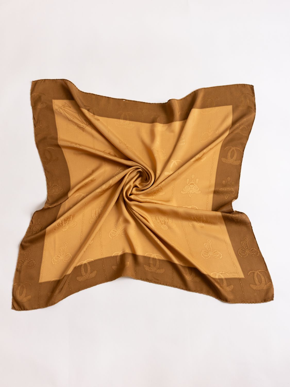 Cartier Classic Monogram Silk Scarf