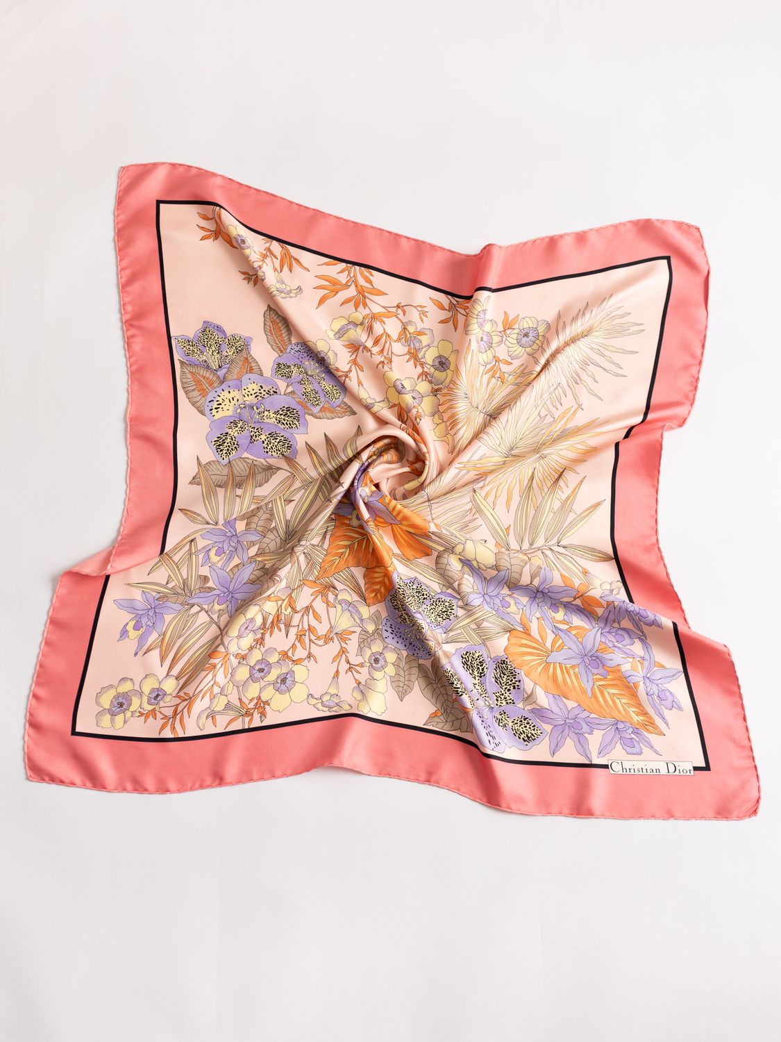 Christian Dior Jungle Botanique Silk Scarf
