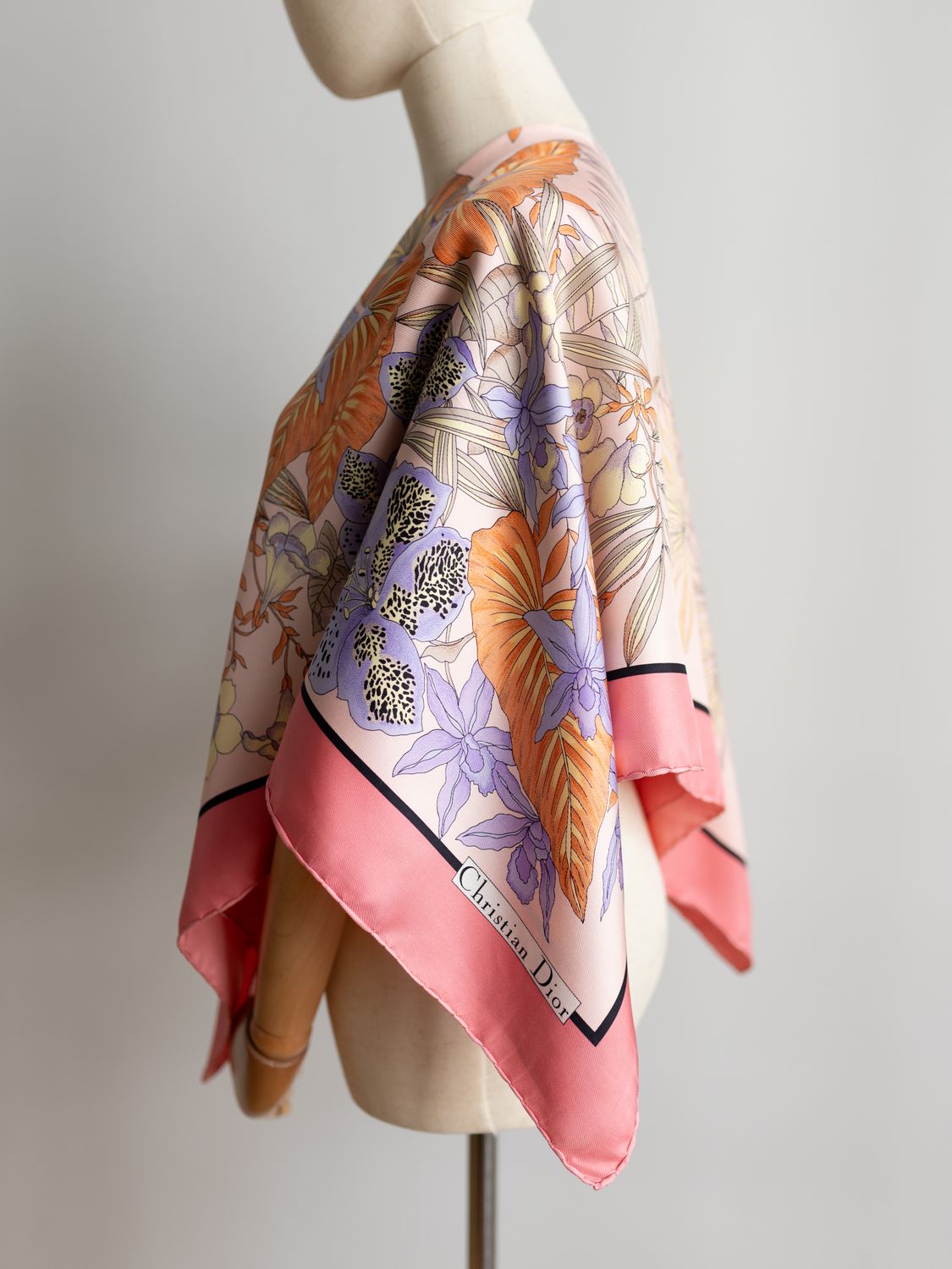 Christian Dior Jungle Botanique Silk Scarf