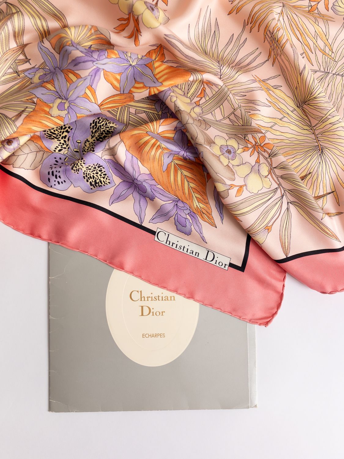 Christian Dior Jungle Botanique Silk Scarf