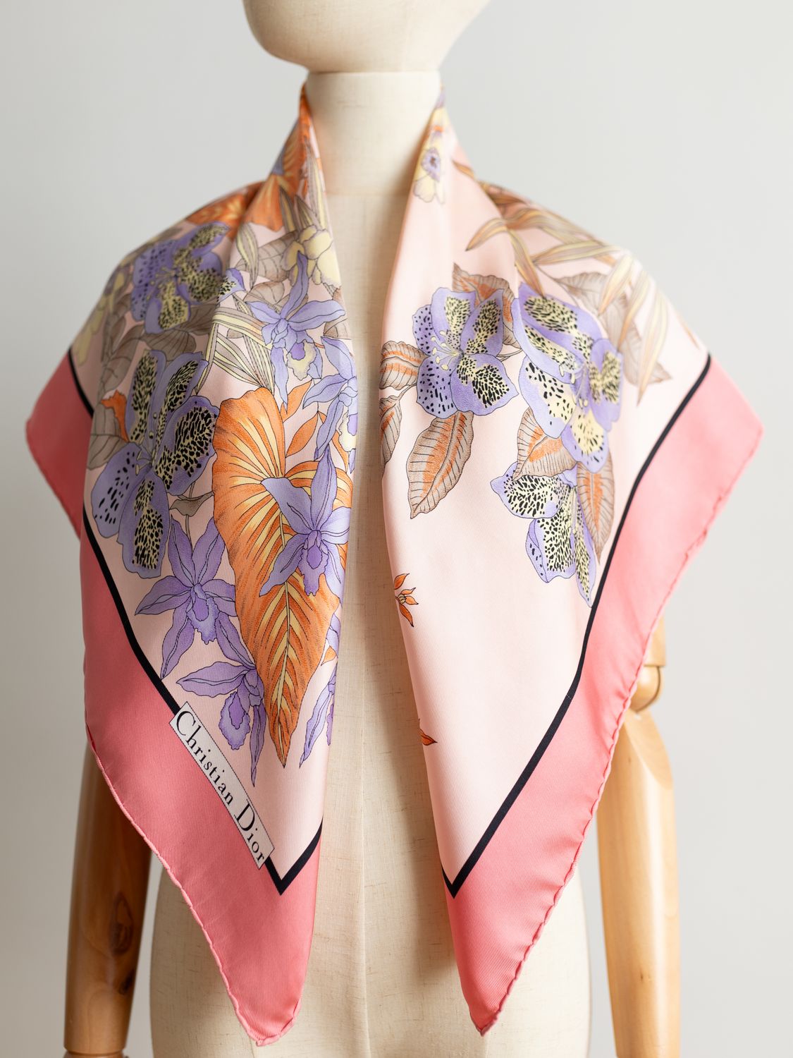 Christian Dior Jungle Botanique Silk Scarf