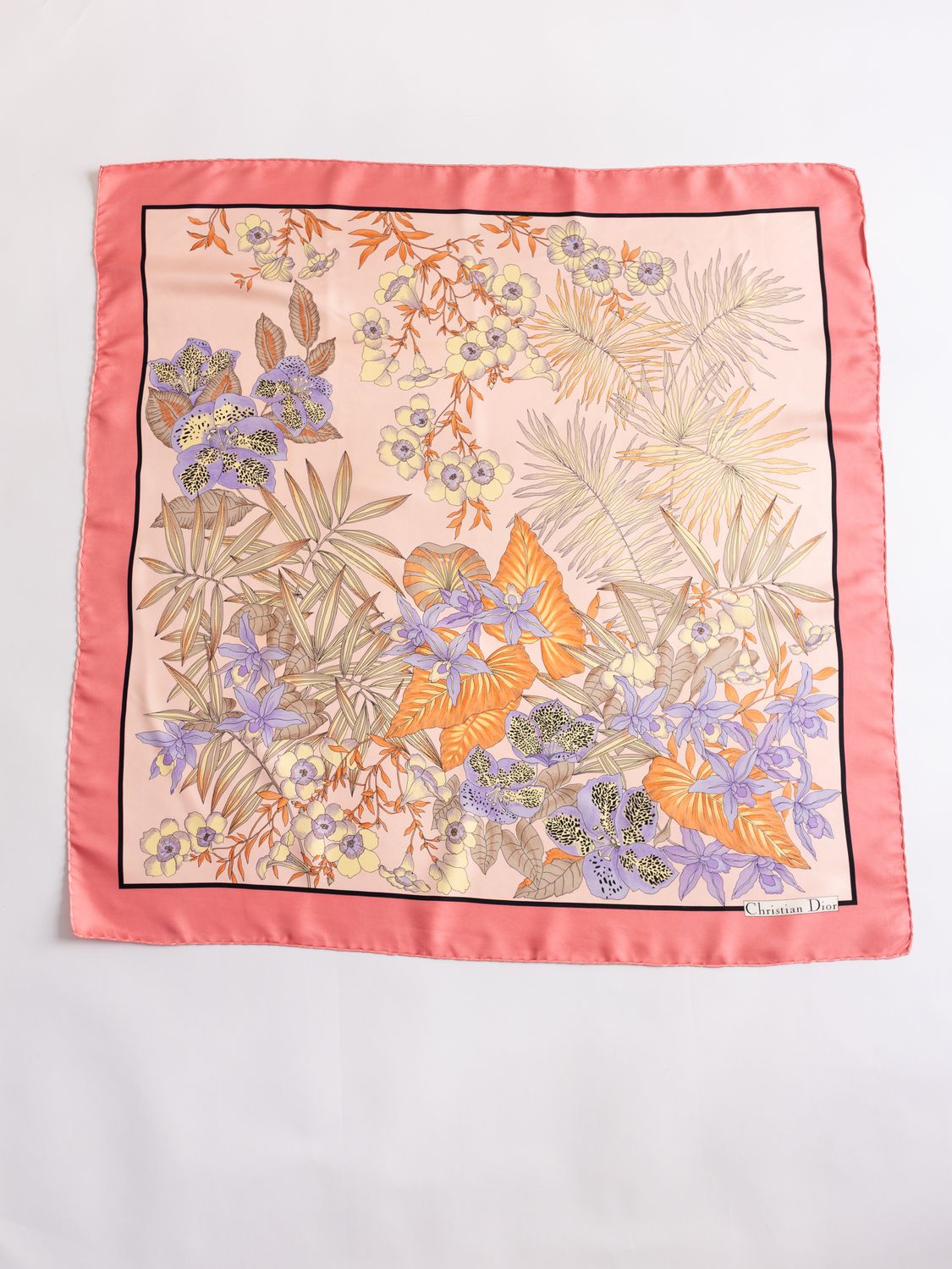 Christian Dior Jungle Botanique Silk Scarf