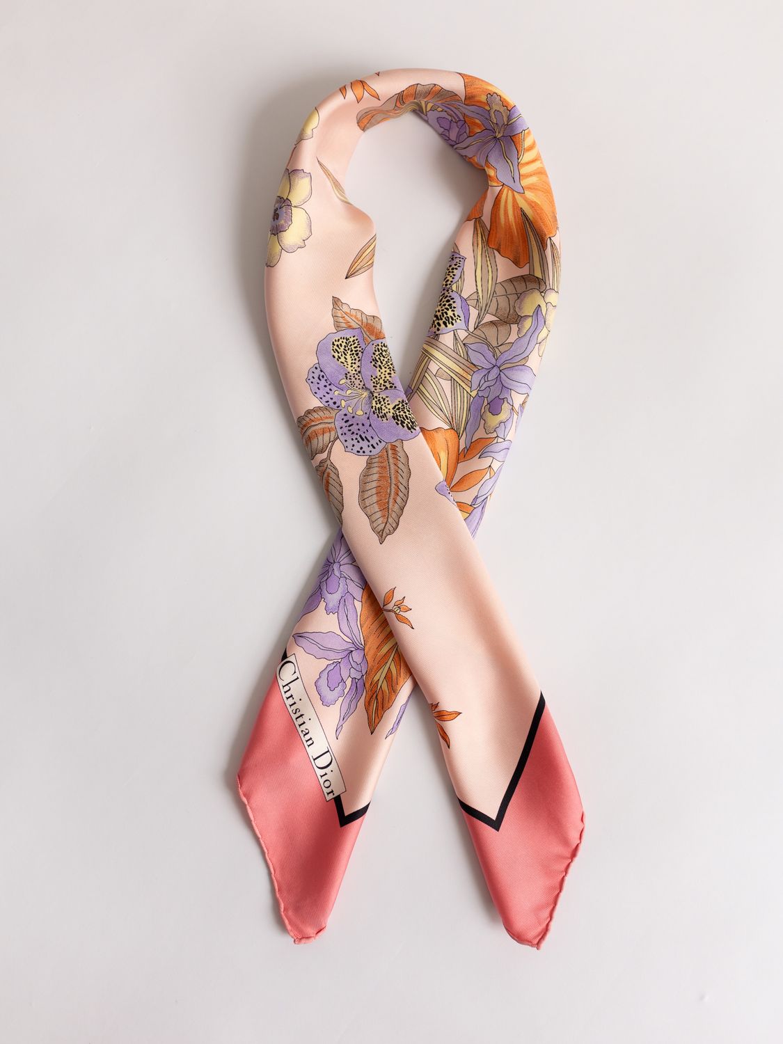 Christian Dior Jungle Botanique Silk Scarf