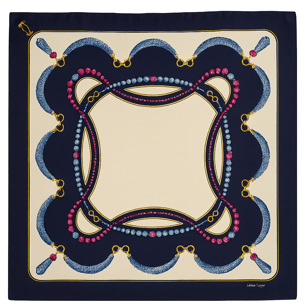 Cartier Palais de Perles Silk Scarf