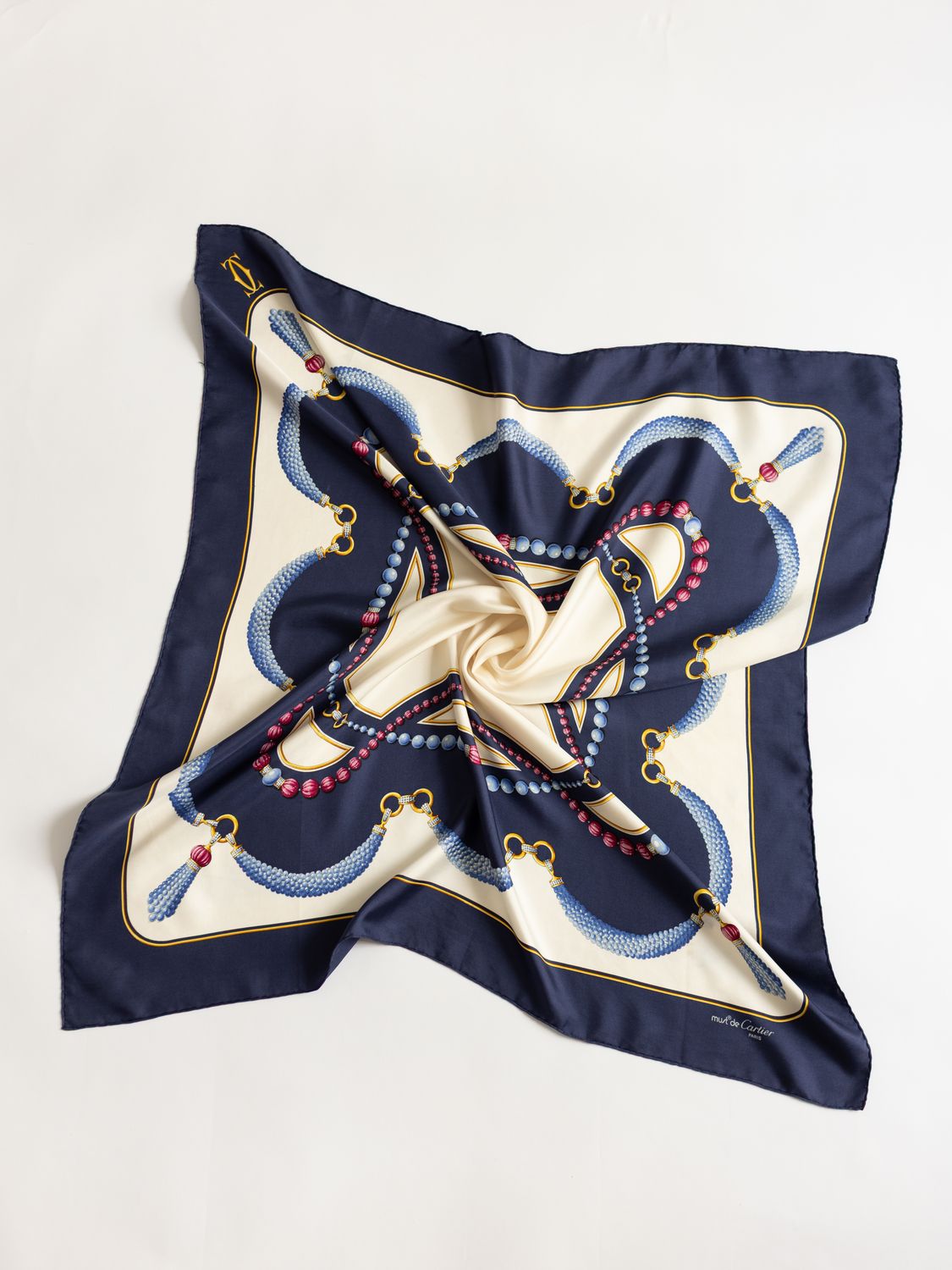 Cartier Palais de Perles Silk Scarf