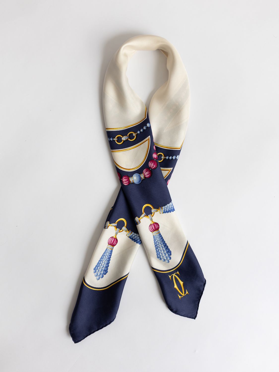 Cartier Palais de Perles Silk Scarf