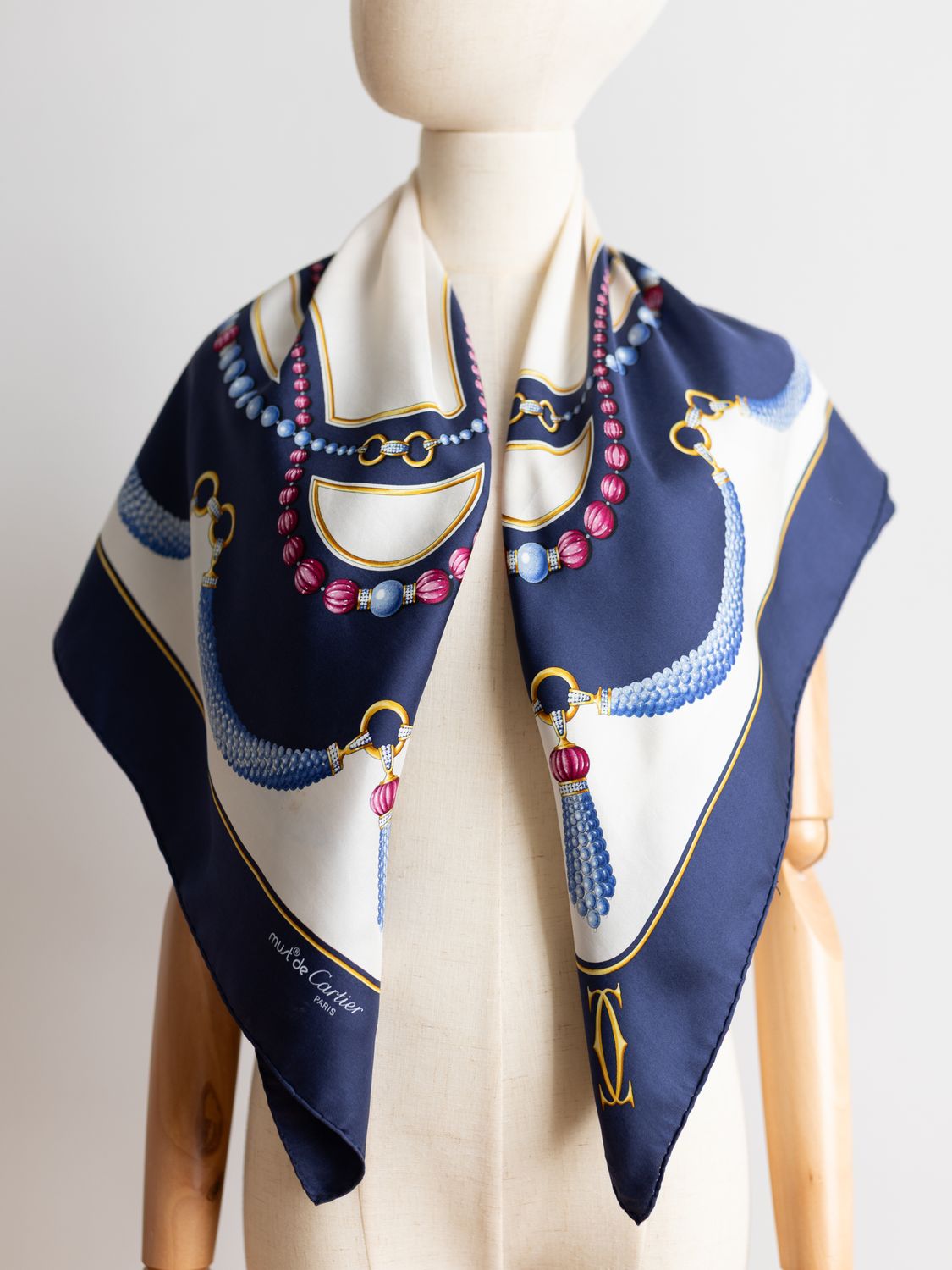 Cartier Palais de Perles Silk Scarf