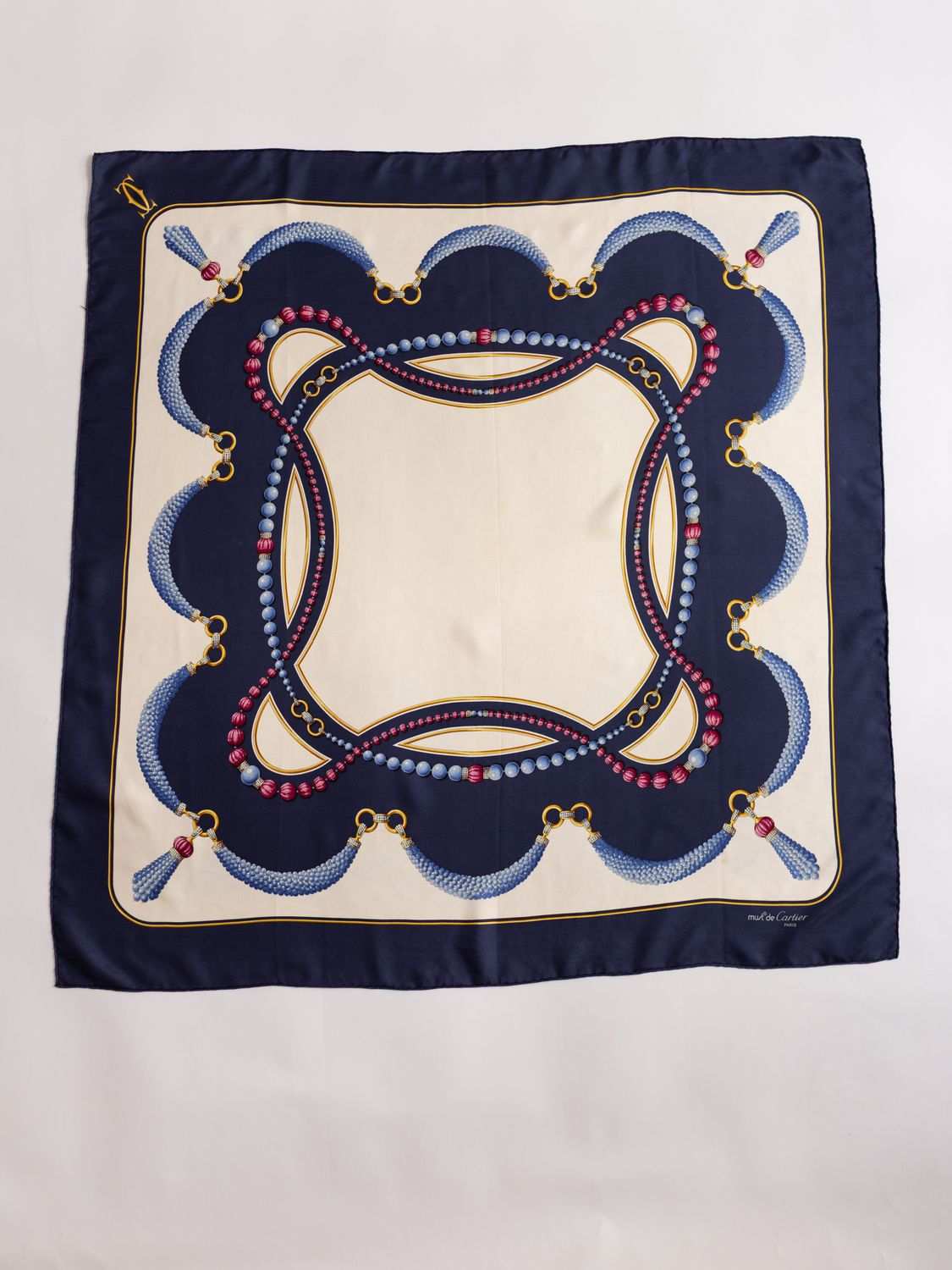 Cartier Palais de Perles Silk Scarf