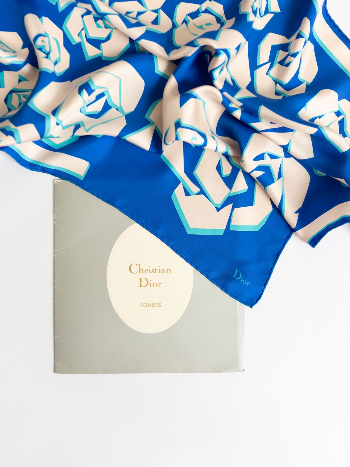 Christian Dior Rose Rhapsody Silk Scarf