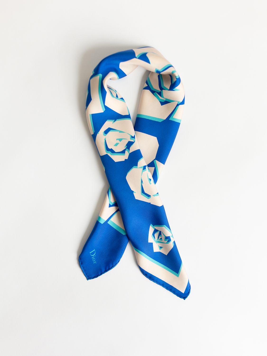 Christian Dior Rose Rhapsody Silk Scarf