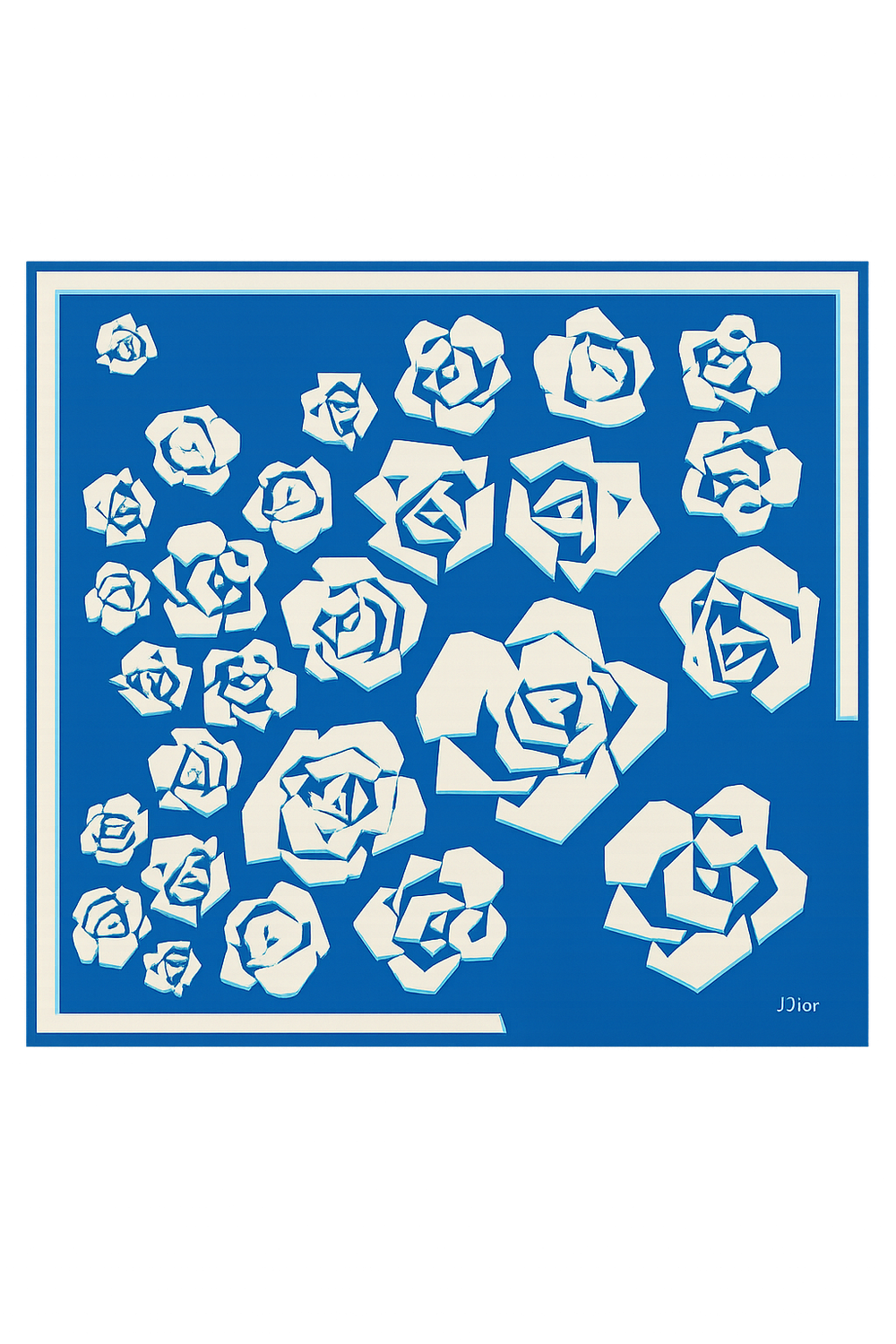 Christian Dior Rose Rhapsody Silk Scarf