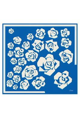 Christian Dior Rose Rhapsody Silk Scarf