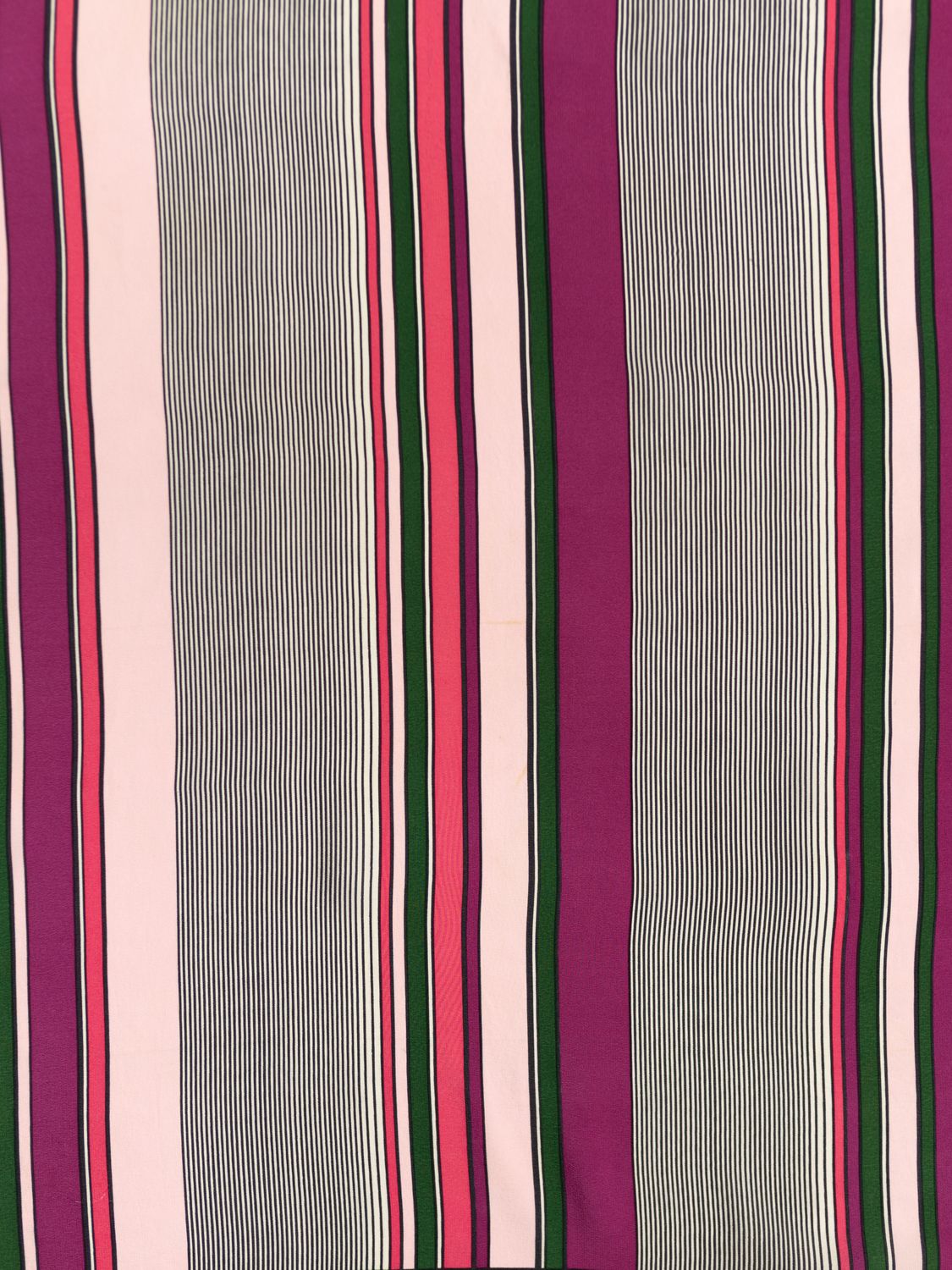 Christian Dior Stipes Silk Scarf