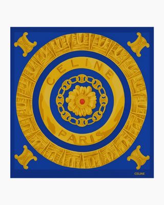 Celine Arc de Triomphe Silk Scarf