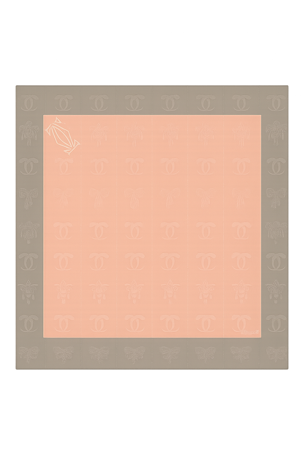 Cartier Blush Pink Silk Scarf