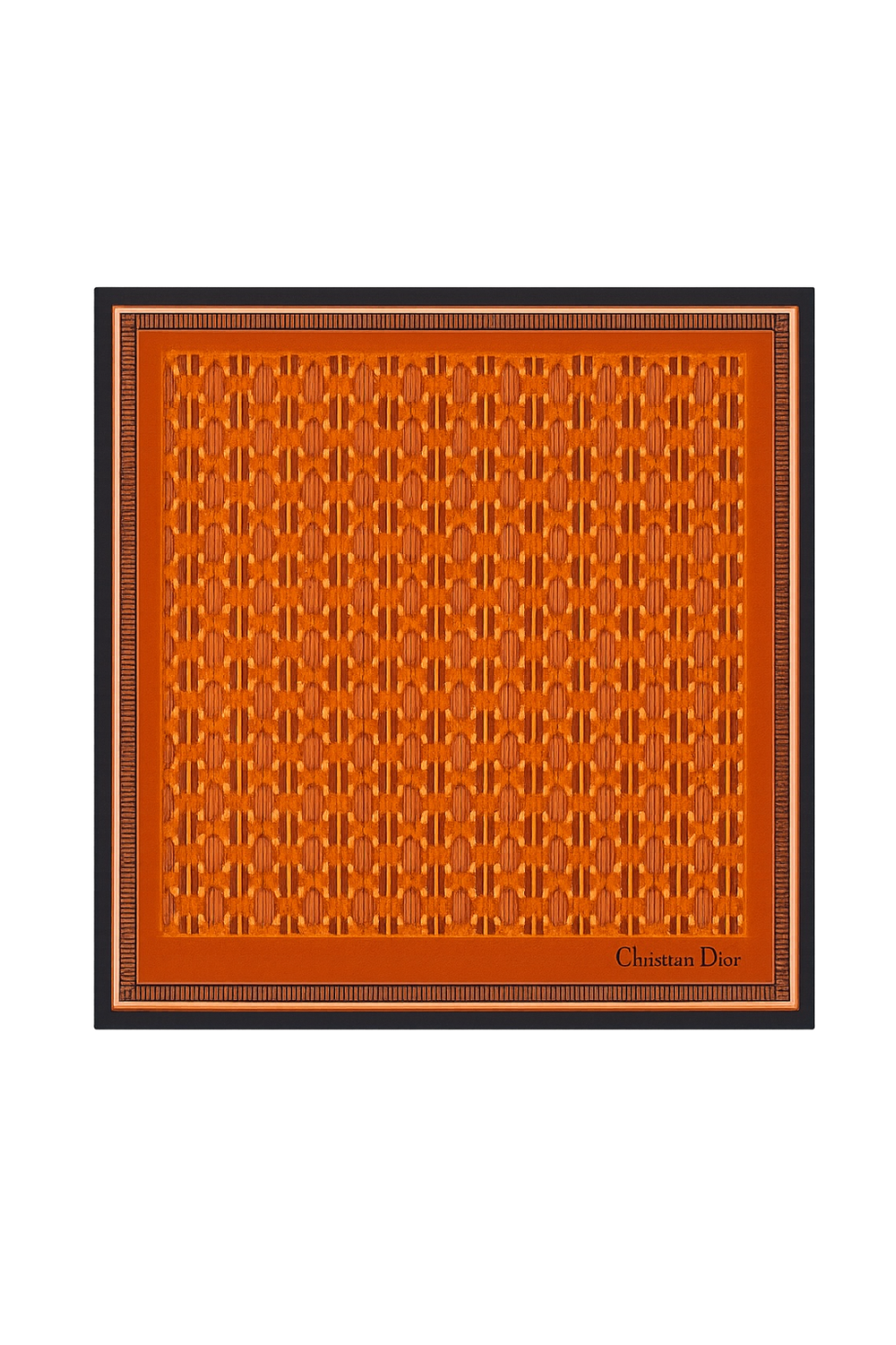 Christian Dior Pavé Saffron Silk Scarf