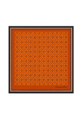 Christian Dior Pavé Saffron Silk Scarf
