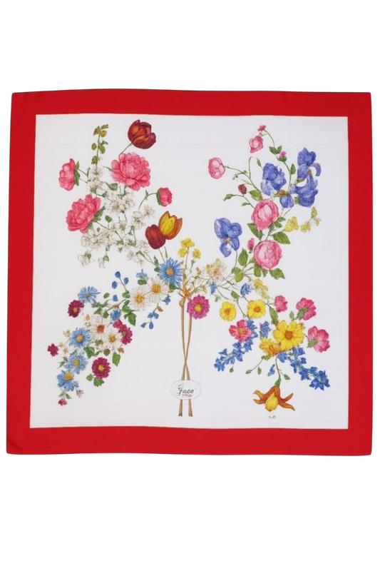 Gucci Flora Printemps Silk Scarf