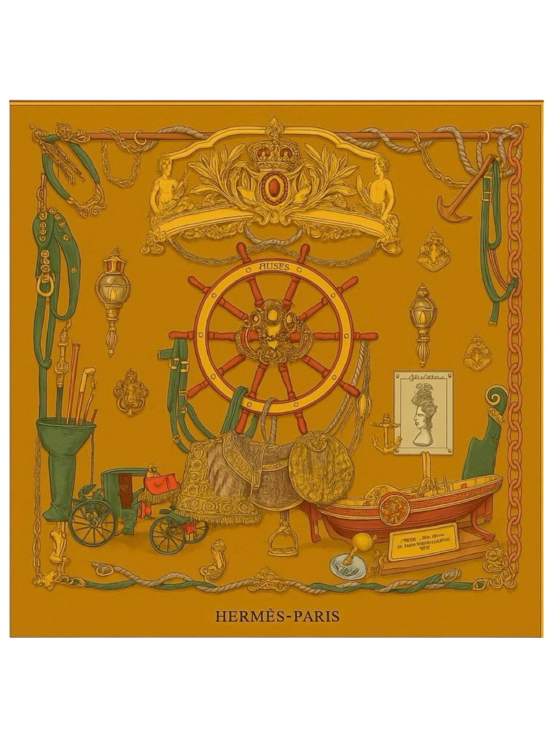 Hermès Musée Silk Scarf
