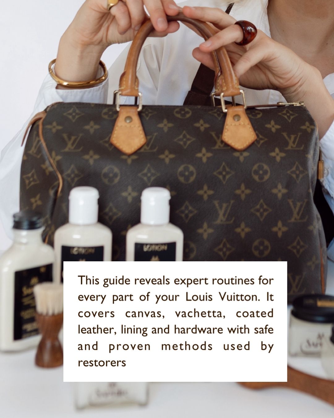 LV Canvas Care Guide
