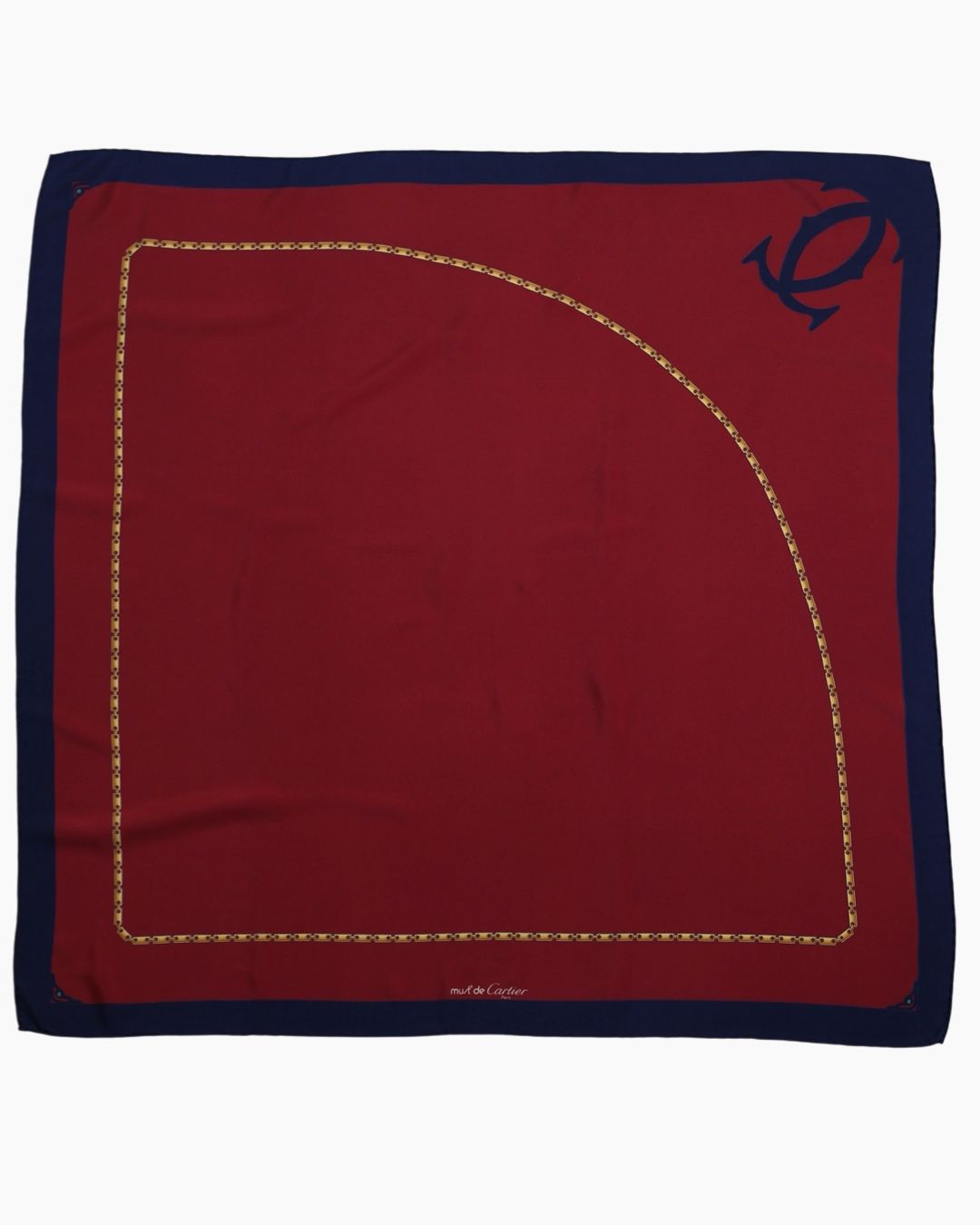 Cartier Cartier Bordeaux Chain Silk Scarf