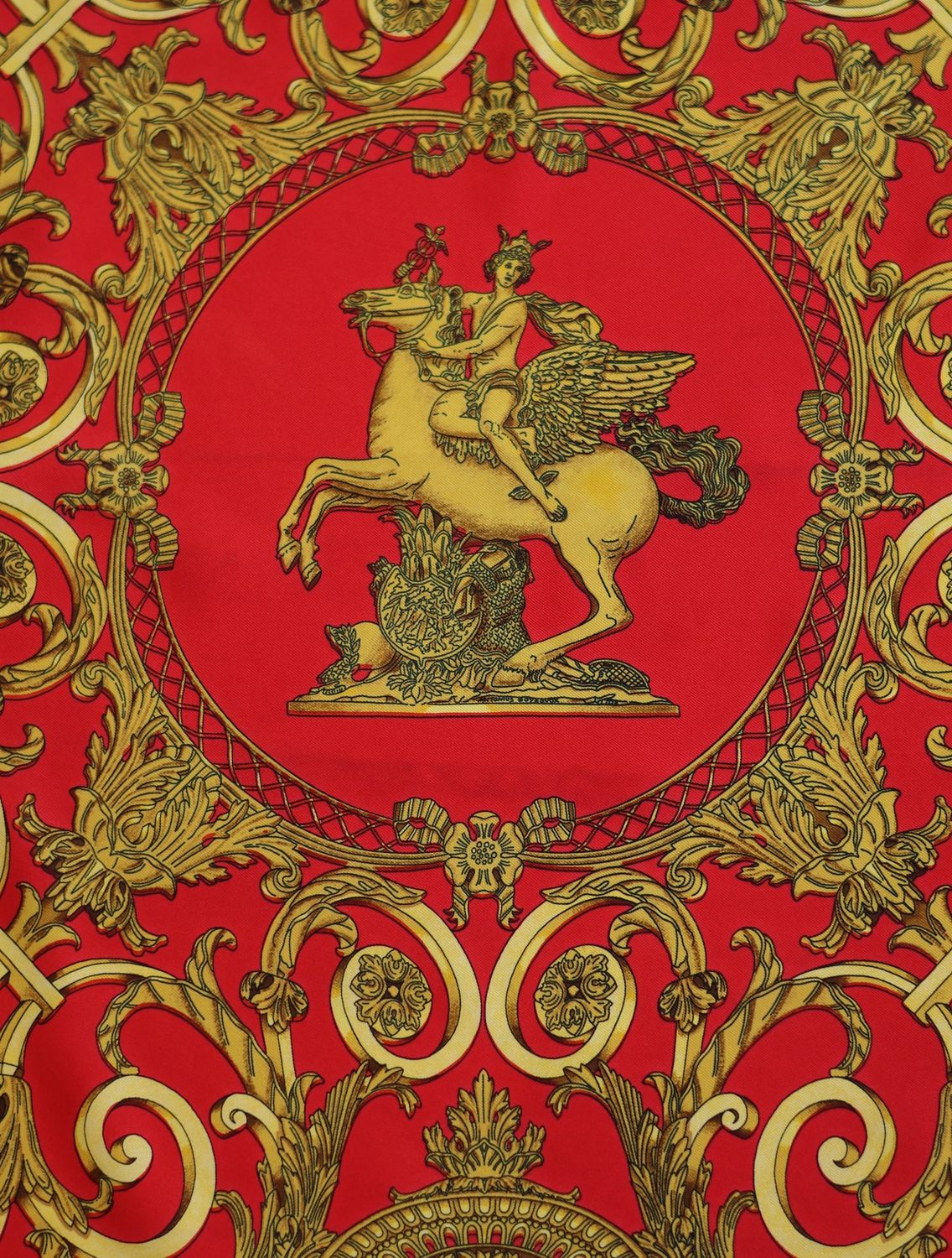 Hermès Les Tuileries Silk Scarf