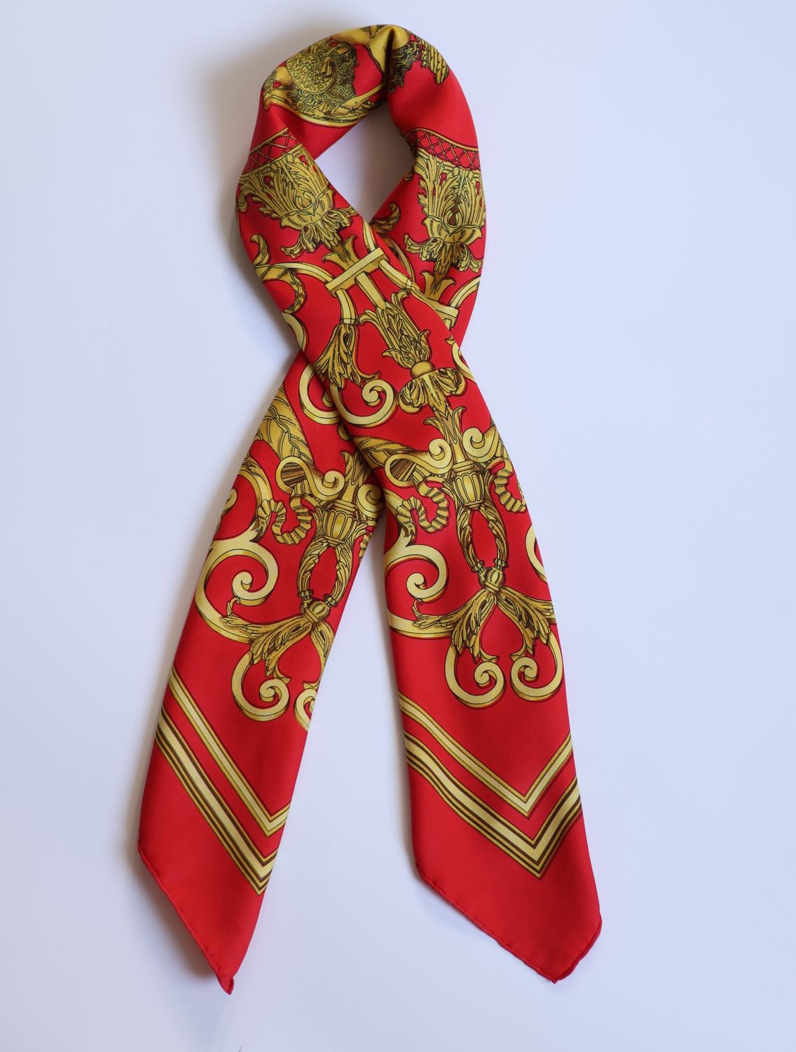 Hermès Les Tuileries Silk Scarf