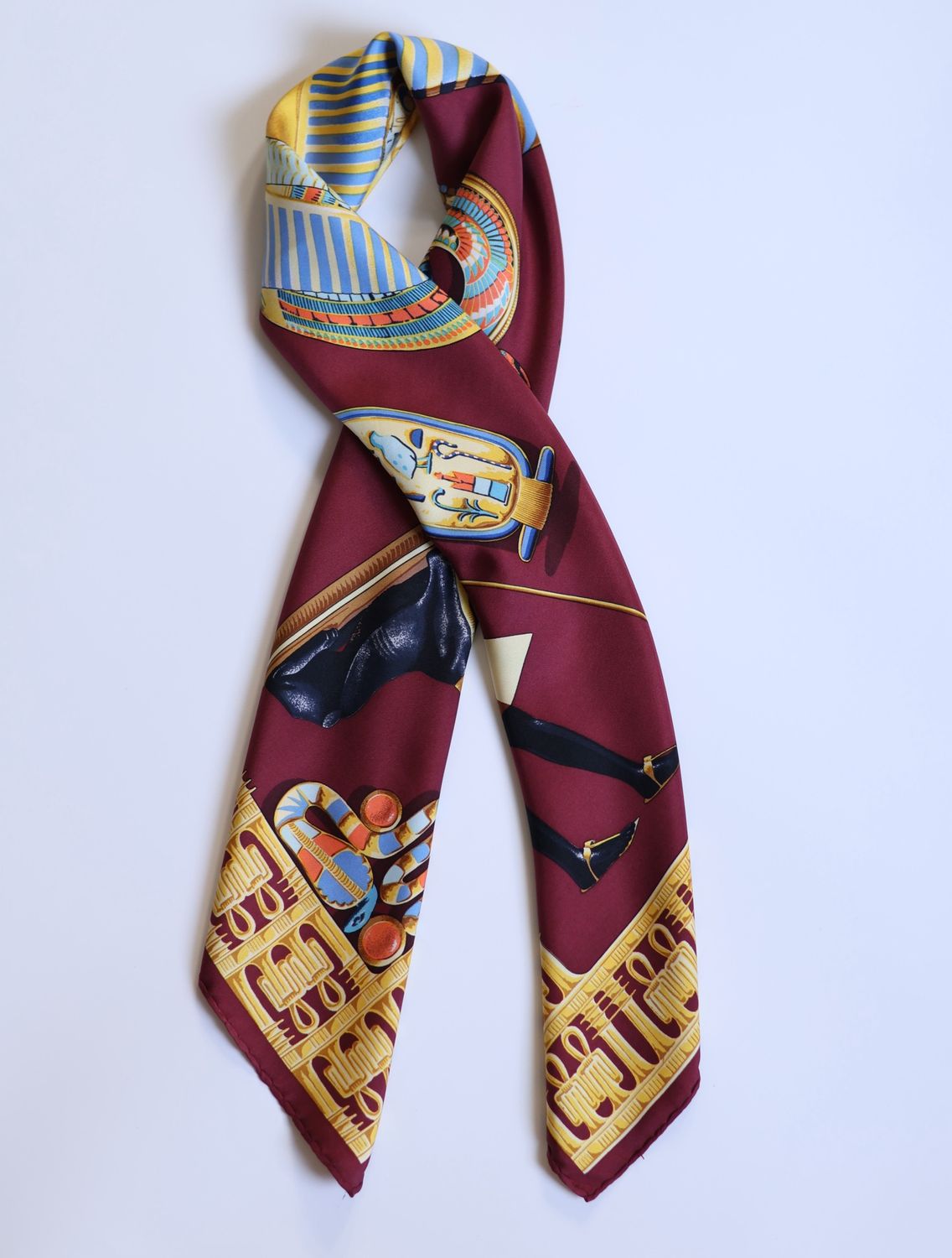 Hermès Tutankhamun Silk Scarf