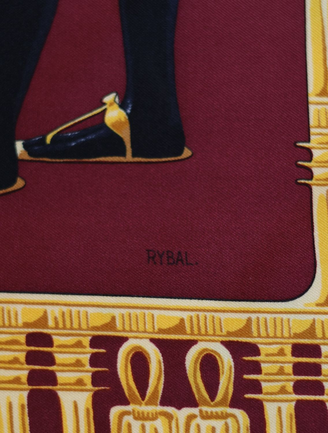 Hermès Tutankhamun Silk Scarf