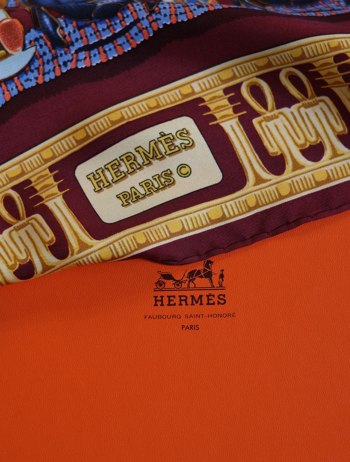 Hermès Tutankhamun Silk Scarf